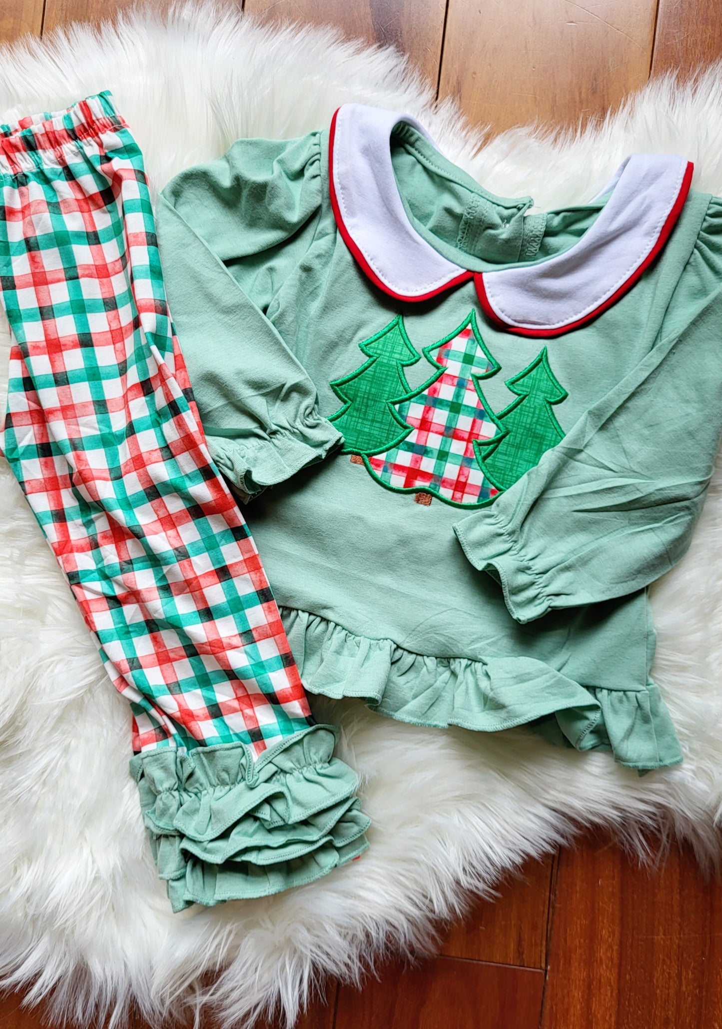 RTS Plaid Christmas Tree Trio