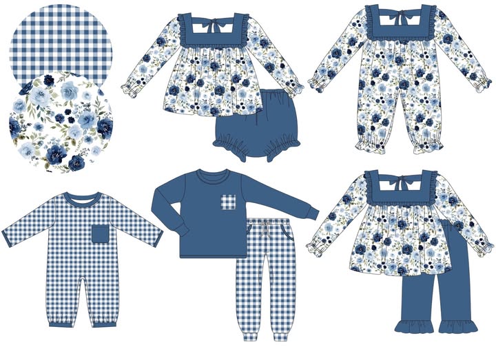 Blue Fall Floral Collection ETA to LFB Sept