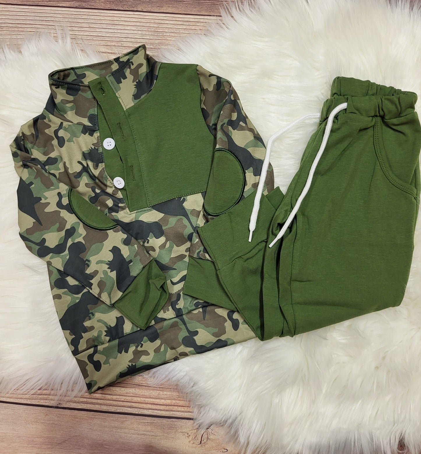 RTS Dino Camo Jogger Set