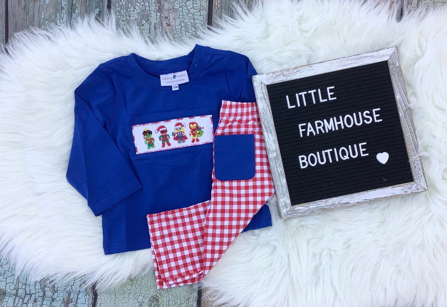 RTS Smock Fav Hero Christmas Set Boy