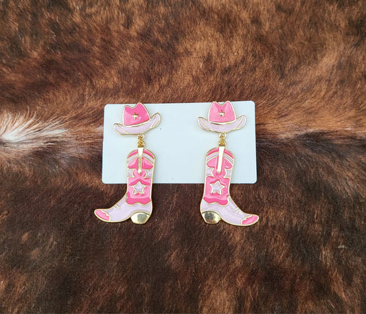 RTS Hat and Boot Earrings