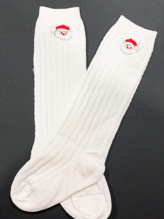 RTS Santa Socks French Knot