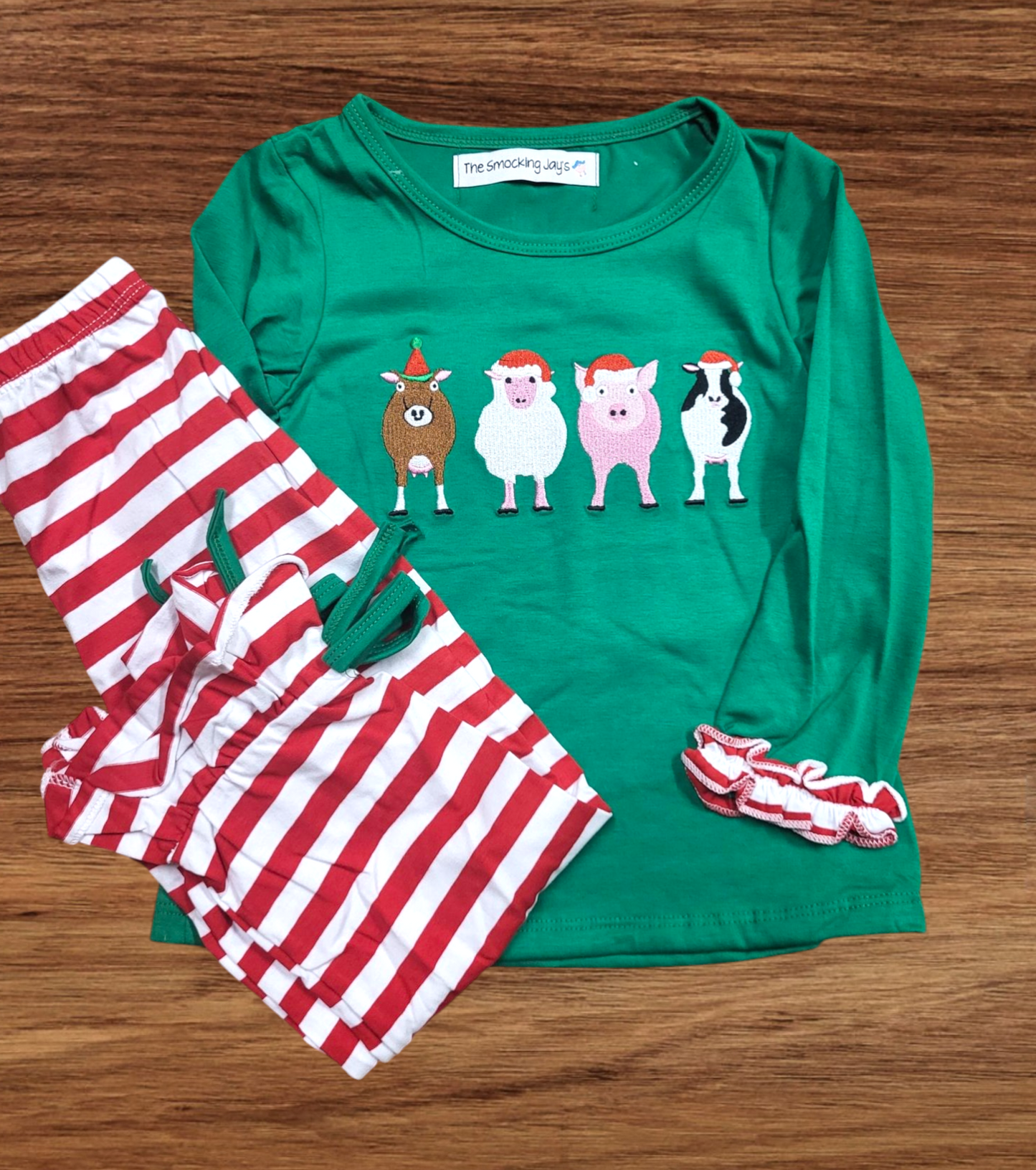 RTS Christmas Farm Animals Girl Set